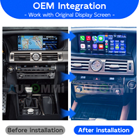 Modulo Interfaccia Wireless Apple CarPlay Android Auto per Lexus LS460 LS600h LS500 LS500h 2009-2023, Aggiornamento Schermo Originale