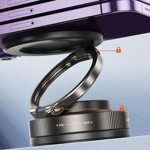 Soporte magnético para teléfono móvil Ventosa al vacío Aleación de aluminio Ventosa para teléfono móvil Soporte de navegación para teléfono móvil - Product Image 3