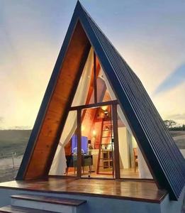 Villa moderna Características escénicas Homestay <span class=keywords><strong>Camping</strong></span> Triángulo Móvil Al Aire Libre Metal Transpirable Contenedor Cabaña Bosque Árbol <span class=keywords><strong>Casa</strong></span> - Product Image 3