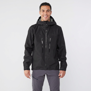 OEM Canvas Windbreaker Rain Outdoor Bike Jacket Wholesale Zipper <b>Stand</b> Collar Hooded Waterproof Men Softshell - Product Image 1