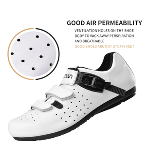HBG 1385 <span class=keywords><strong>chaussures</strong></span> de cyclisme en cuir véritable pour hommes <span class=keywords><strong>chaussures</strong></span> de vélo respirantes non verrouillables Offre Spéciale <span class=keywords><strong>vtt</strong></span> <span class=keywords><strong>chaussures</strong></span> de vélo en caoutchouc hiver - Product Image 5