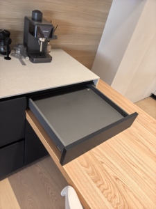 Juego de Muebles de <span class=keywords><strong>Cocina</strong></span> Negros Populares Directo de Fábrica - Garantía de Alta Calidad y Capacidad de Suministro a Largo Plazo - Product Image 3