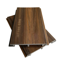 Panneau mural en plastique ASA durable, imperméable et résistant à l'humidité, panneau WPC au design moderne pour jardin, patio et usage extérieur