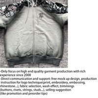 DENIMGUYS Sweat à capuche vintage pour homme, style hip-hop personnalisé, broderie camouflage et patchwork, effet vieilli