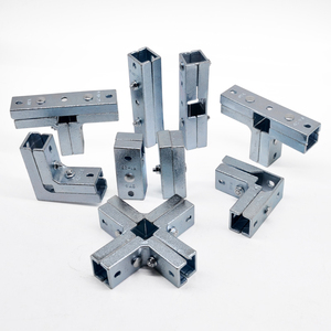 Set Di 4 Raccordi A L Per Tubi Quadrati Da 30 Mm In Acciaio Inox, Connettori A 3 Vie 90 Gradi, Lunghezza 98 Mm E Spessore 2 Mm – Per Strutture Fai-da-te, Mensole E Stendibiancheria
