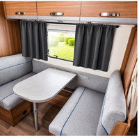 Cortina Térmica para Autocaravana con Logotipo Bordado Personalizado OEM, Suministro al por Mayor para Talleres de Modificación de Autocaravanas y Fábricas de Vehículos Especiales