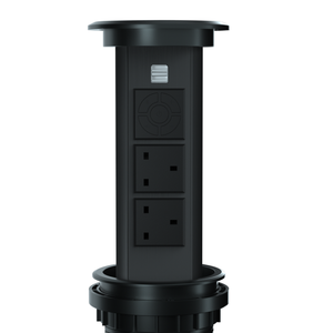 KNOSPE <span class=keywords><strong>Prise</strong></span> de courant intelligente multi-prises pour îlot de <span class=keywords><strong>cuisine</strong></span>, usage commercial, 2 prises USB - Product Image 1