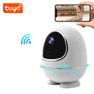 Tuya Wireless Cloud IP Security Baby Monitor 360 rotazione P2P PIR 2MP telecamera per interni con rilevamento del movimento della batteria telecamera wifi
