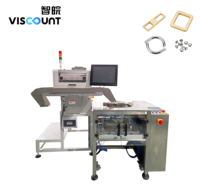 Machine d'emballage automatique électrique VisCount VBP pour sachets avec remplissage et comptage, en acier inoxydable, avec curseur de fermeture éclair et boucle en laiton