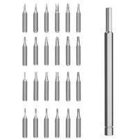 Kit de Tournevis de Précision Professionnel 24-en-1, Mini Kits d'Outils Petits Tournevis Magnétiques pour la Réparation Électronique