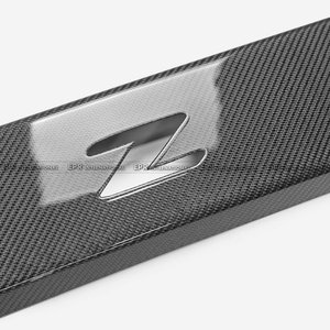 Couvercle de jambe de force arrière en carbone sec pour Nissan 350Z Z33-Revêtement transparent résistant aux UV Léger et durable - Product Image 3