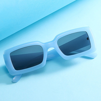 2024 pas cher prix lunettes de soleil rétro Vintage mode dames nuances gelée à la mode petit Rectangle femmes lunettes de soleil lunettes de soleil