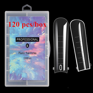 120 Uds./Caja, Venta al por Mayor en China, Puntas de Uñas Acrílicas, Extensiones de Uñas Postizas, Puntas de Uñas Artísticas, Cobertura Completa, Uñas a Presión - Product Image 1
