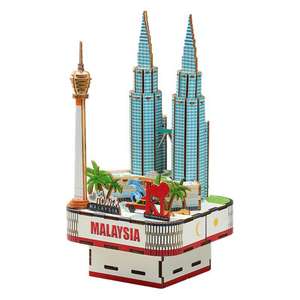 Caja de Música de Madera 3D Creativa Chaotong, Rompecabezas de Madera para Construir, Modelo Educativo, Juguete para Niños, Manualidades y Juego - Product Image 1