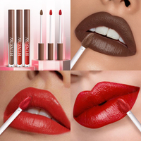 HAUSURV 3 bâtons liquide rouge à lèvres Sexy longue durée brillant brillant brillant à lèvres hydratant glaçure à lèvres étanche lèvres naturelles maquillage