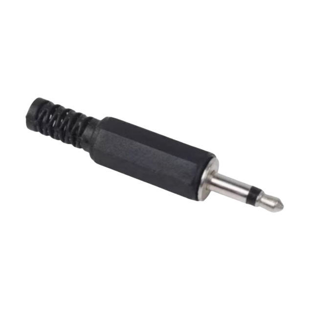 1P 3.5mm Mono Mini Plug Audio Jack Adapter Male Connector