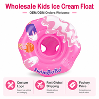 Bouée de natation et siège gonflable Swimbobo pour bébés et tout-petits, en PVC écologique, flotteur rond pour piscine
