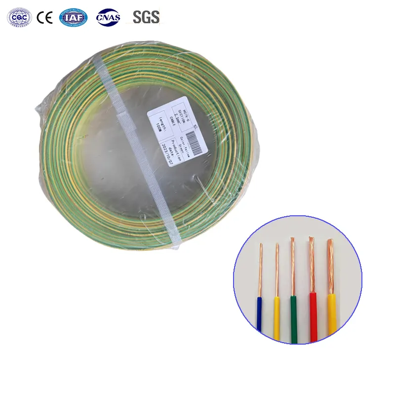 Huayuan Cobre Puro Condutor 1.5/2.5/4mm Sólido PVC Isolados Fios e Cabos para Aplicações Elétricas em Home Construction