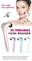 Rouleau de massage facial portable en ABS/SS304 avec un design confortable et relaxant pour le massage du visage, modèle BP-346