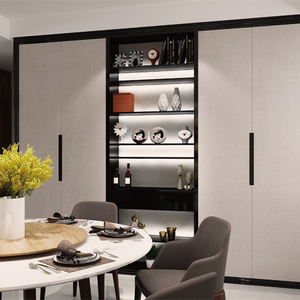 Kệ Trưng Bày Đèn Led, Tủ Kính Hai Mặt Phát Sáng - Product Image 1