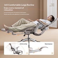 Chaise ergonomique en maille Yazhi avec accoudoirs 6D, design moderne, protection lombaire, chaise de bureau et d'ordinateur confortable pour la maison, ne provoquant pas de fatigue