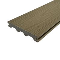 Plancher de terrasse extérieur en WPC co-extrudé de type M, moderne, à emboîtement, en bois-plastique, imperméable, anti-UV, pour jardin et terrasse