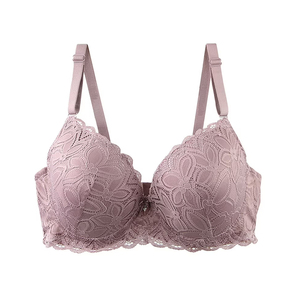 Soutien-gorge léger en coton à couvrance totale avec fermeture dorsale, design sans couture et tissu respirant pour un confort par temps chaud - Product Image 1