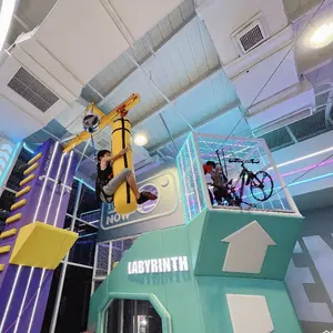 Cheer Entertainment Amusement's Extreme Sport Adventure Park Equipment Ninja Indoor Playground With Leap Of Faith