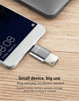 OTG Adapter Type-C to USB 3.0 Data Transfer Connection Flash Drive Converter Phone Accessory USB C OTG Connector