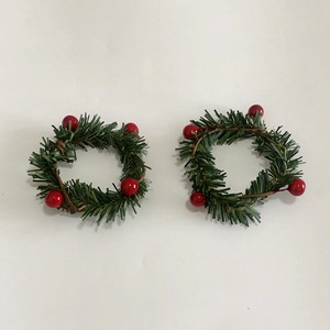 Anelli Portatovaglioli Rotondi a Forma di Pino Verde ZK240064, Decorazioni Natalizie in Metallo per Matrimoni e Feste - Product Image 6