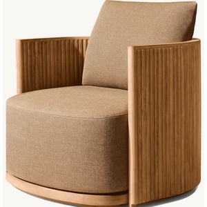 Hiện Đại Đồ Nội Thất Ngoài Trời Biệt Thự Tếch Sofa Set Cho Khách Sạn Khu Vườn Tư Nhân Sản Xuất Giải Trí Thiết Kế Ngoài Trời Sân Hiên Gỗ Tếch Sofa - Product Image 3