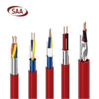 Câble ignifuge 2c 4c 1.5mm 2.5mm Lszh veste bouclier système d'alarme incendie câble électrique fil 16awg 18awg câble de résistance au feu