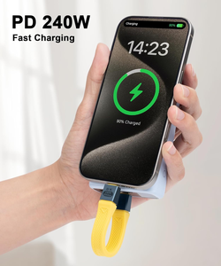 240W USB-C <strong>to</strong> <strong>USBC</strong> Short Flat Cable13CM 80Gbps <strong>Thunderbolt</strong> 5/4 Compatible, Fast Charging OTG &amp; 8K Display Support for All Type-C - Product Image 6