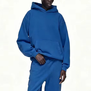 Sweat-shirt à capuche unisexe en coton lourd de haute qualité OEM, design imprimé en mousse 3D, coupe ample pour homme - Product Image 2