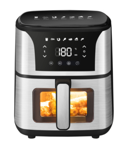 Nuovo stile Logo personalizzato finestra visiva <span class=keywords><strong>5</strong></span> <span class=keywords><strong>litri</strong></span> digitale <span class=keywords><strong>friggitrice</strong></span> ad aria con display a LED per uso domestico - Product Image 2