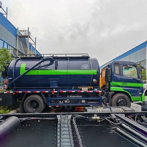 Camiones Cisterna de Succión de Aguas Residuales Dongfeng 4X2 de 15m3, Camión de Limpieza de Alcantarillado con Succión Fecal - Product Image 1