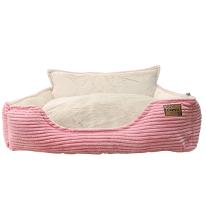 מיטת כלבים/חתולים מודרנית, אקולוגית, ניתנת לפירוק, עשויה מקורדרוי עבה וחזק, בגודל 61x46x27 ס\"מ, ניתנת לכביסה במכונה, לספה לחיות מחמד, לשינה עמוקה. - Product Image 4