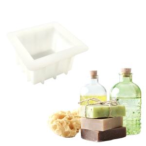 Moules à savon en silicone de forme carrée, 500 ml, pour la fabrication de savon artisanal, moule à pain grillé pour la fabrication de savon DIY - Product Image 2