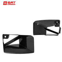 Kit de prises d'air avant en fibre de carbone sèche style MP pour BMW G87 M2, garniture de grille d'admission d'air, cadre de voiture