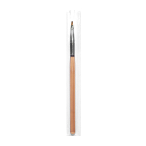 Pennello floreale per petali di Nail Art dipinto con petali 3D Manicure pennello in fibra sintetica acrilica marrone di vendita caldo - Product Image 6