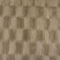 Tissu en fausse fourrure de lapin 100% polyester tricoté, doux, à motifs de lignes courbes en relief, pour jouets, vêtements, voitures et literie pour filles