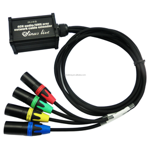 <span class=keywords><strong>Cable</strong></span> extensor 4 CH XLR macho hembra 3-5pin con <span class=keywords><strong>Cable</strong></span> Dmx a RJ 45 RJ45 conector adaptador de red <span class=keywords><strong>Cable</strong></span> proyector micrófono - Product Image 6