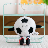 Boneka Olahraga Kartun 2026 dengan Bola Basket, Sepak Bola, Bulu Tangkis, Rugby, Tenis, Biliar, Liontin Mainan Plush untuk Perayaan Ulang Tahun