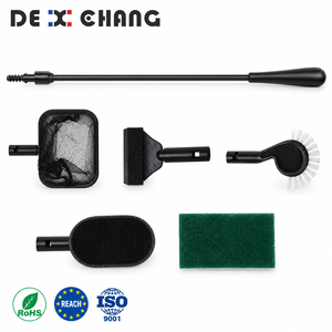 Outils de nettoyage multifonctionnels 5 en 1 pour <span class=keywords><strong>aquariums</strong></span> avec tige d'extension et têtes amovibles – OEM/ODM Écologique - Product Image 1
