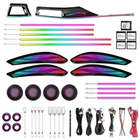 Kit d'éclairage d'ambiance intérieur 64 couleurs LED Symphony pour BMW F30/F34 GT Série 3, accessoires de mise à niveau de l'éclairage d'ambiance.