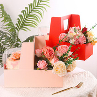 Boîte cadeau décorative pour fleurs de mariage, boîte à fleurs fantaisie recyclable et portable, boîte à gâteau pour fleurs, boîtes à fleurs pour bouquets