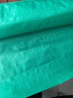 Toile d'ombrage verte en plastique PE avec protection UV imperméable pour l'agriculture et la construction en extérieur