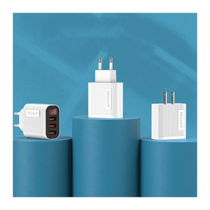 <span class=keywords><strong>Cargador</strong></span> de carga rápida de alta calidad 5V 2A 3USB con enchufe de la UE con Cable USB para teléfono móvil 2 cargadores Usb para Xiaomi <span class=keywords><strong>Huawei</strong></span> - Product Image 4