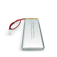 Baterai Lipo Isi Ulang 6060115 3.7V 5000mAh 5ah Kapasitas Tinggi Baterai Lithium Ion Polimer dengan Sertifikasi UL/Un38.3/CE