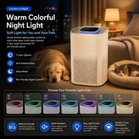 Purificateur d'air HEPA personnalisé en gros pour animaux domestiques, chambre à coucher, élimination des odeurs d'animaux, fabricant de purificateurs d'air